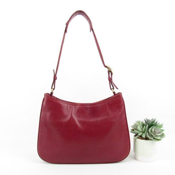 Authentic Coach Y2K Vintage Red Smooth Leather Bag - Picture 1 of 9